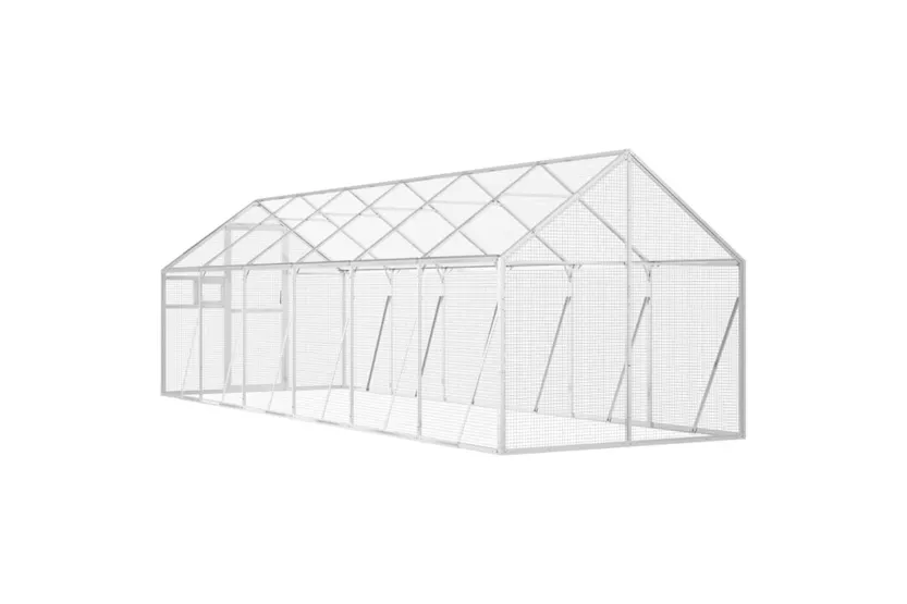 Aviary Silver 179x6x185 M Aluminium Aviary Silver 179x6x185 M Aluminium