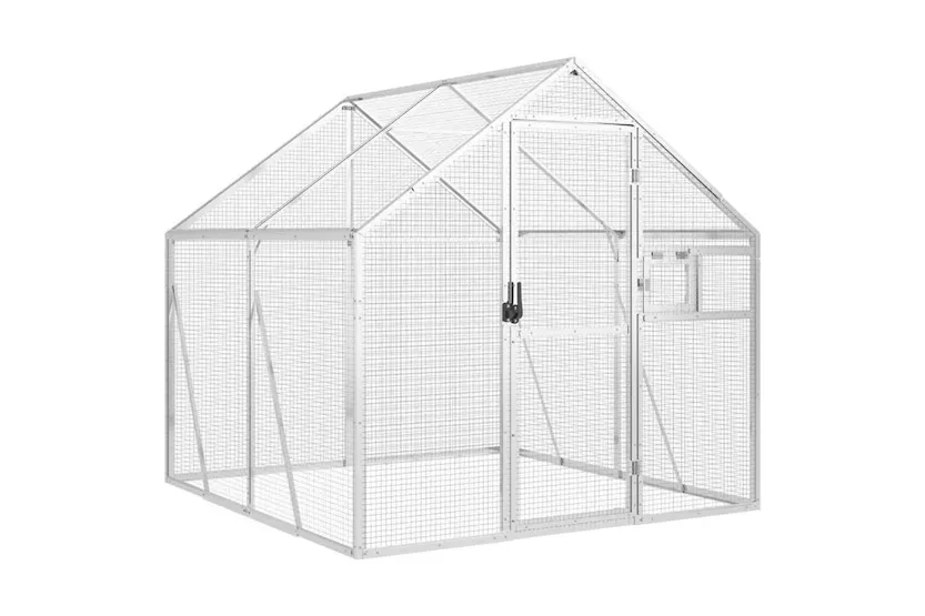 Aviary Silver 179x2x185 M Aluminium Aviary Silver 179x2x185 M Aluminium