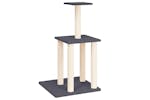 Cat Tree With Sisal Scratching Posts Dark Grey 855 Cm Cat Tree With Sisal Scratching Posts Dark Grey 855 Cm
