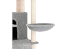 Cat Tree With Sisal Scratching Posts Light Grey 154 Cm Cat Tree With Sisal Scratching Posts Light Grey 154 Cm