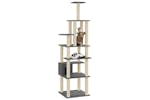 Cat Tree With Sisal Scratching Posts Dark Grey 183 Cm Cat Tree With Sisal Scratching Posts Dark Grey 183 Cm