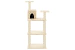 Cat Tree With Sisal Scratching Posts Cream 1185 Cm Cat Tree With Sisal Scratching Posts Cream 1185 Cm