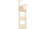 Cat Tree With Sisal Scratching Posts Cream 1185 Cm Cat Tree With Sisal Scratching Posts Cream 1185 Cm