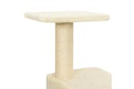 Cat Tree With Sisal Scratching Posts Cream 1185 Cm Cat Tree With Sisal Scratching Posts Cream 1185 Cm