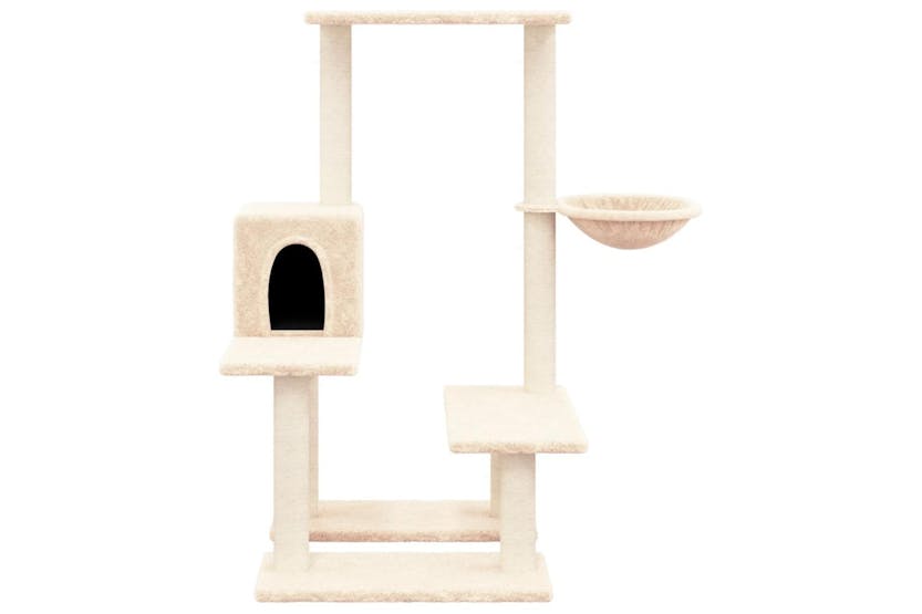 Cat Tree With Sisal Scratching Posts Cream 945 Cm Cat Tree With Sisal Scratching Posts Cream 945 Cm