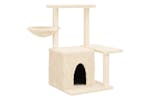 Cat Tree With Sisal Scratching Posts Cream 83 Cm Cat Tree With Sisal Scratching Posts Cream 83 Cm
