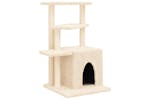 Cat Tree With Sisal Scratching Posts Cream 835 Cm Cat Tree With Sisal Scratching Posts Cream 835 Cm