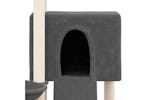 Cat Tree With Sisal Scratching Posts Dark Grey 96 Cm Cat Tree With Sisal Scratching Posts Dark Grey 96 Cm