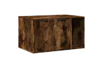 Cat Litter Box Enclosure Smoked Oak 80x50x45 Cm Engineered Wood Cat Litter Box Enclosure Smoked Oak 80x50x45 Cm Engineered Wood