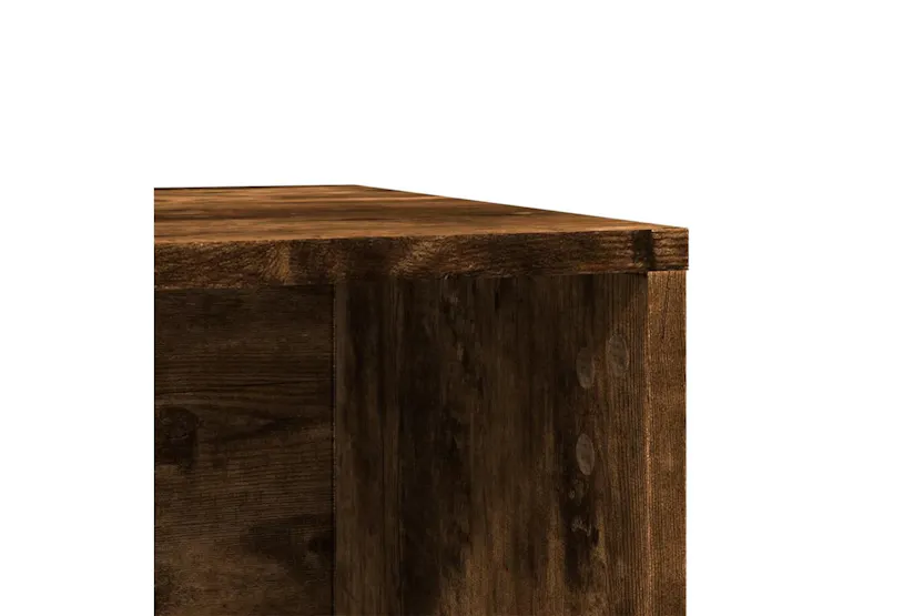 Cat Litter Box Enclosure Smoked Oak 80x50x45 Cm Engineered Wood Cat Litter Box Enclosure Smoked Oak 80x50x45 Cm Engineered Wood