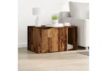 Cat Litter Box Enclosure Old Wood 80x50x45 Cm Engineered Wood Cat Litter Box Enclosure Old Wood 80x50x45 Cm Engineered Wood