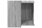 Cat Litter Box Enclosure Grey Sonoma 53x53x51 Cm Engineered Wood Cat Litter Box Enclosure Grey Sonoma 53x53x51 Cm Engineered Wood