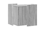 Cat Litter Box Enclosure Grey Sonoma 53x53x51 Cm Engineered Wood Cat Litter Box Enclosure Grey Sonoma 53x53x51 Cm Engineered Wood