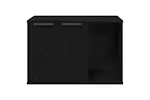 Cat Litter Box Enclosure Black Oak 60x40x40 Cm Engineered Wood Cat Litter Box Enclosure Black Oak 60x40x40 Cm Engineered Wood