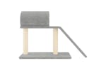 Cat Scratching Posts With Tunnel And Ladder Light Grey 555 Cm Cat Scratching Posts With Tunnel And Ladder Light Grey 555 Cm