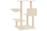Cat Tree With Sisal Scratching Posts Cream 825 Cm Cat Tree With Sisal Scratching Posts Cream 825 Cm