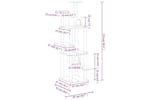 Cat Tree With Sisal Scratching Posts Light Grey 176 Cm Cat Tree With Sisal Scratching Posts Light Grey 176 Cm