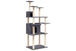 Cat Tree With Sisal Scratching Posts Dark Grey 166 Cm Cat Tree With Sisal Scratching Posts Dark Grey 166 Cm