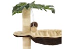 Cat Tree With Sisal Scratching Post 50 Cm Beige And Brown Cat Tree With Sisal Scratching Post 50 Cm Beige And Brown