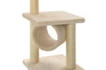 Cat Tree With Sisal Scratching Posts 65 Cm Beige Cat Tree With Sisal Scratching Posts 65 Cm Beige