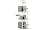 Cat Tree With Sisal Scratching Posts Light Grey 180 Cm Cat Tree With Sisal Scratching Posts Light Grey 180 Cm