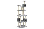 Cat Tree With Sisal Scratching Posts Light Grey 188 Cm Cat Tree With Sisal Scratching Posts Light Grey 188 Cm