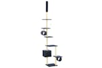 Cat Tree With Sisal Scratching Posts 260 Cm Dark Blue Cat Tree With Sisal Scratching Posts 260 Cm Dark Blue
