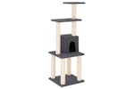 Cat Tree With Sisal Scratching Posts Dark Grey 105 Cm Cat Tree With Sisal Scratching Posts Dark Grey 105 Cm