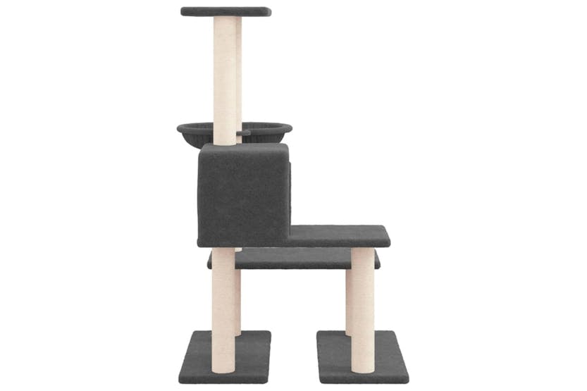 Cat Tree With Sisal Scratching Posts Dark Grey 945 Cm Cat Tree With Sisal Scratching Posts Dark Grey 945 Cm