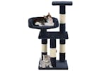 Cat Tree With Sisal Scratching Posts 65 Cm Blue Cat Tree With Sisal Scratching Posts 65 Cm Blue