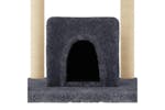 Cat Tree With Sisal Scratching Posts Dark Grey 154 Cm Cat Tree With Sisal Scratching Posts Dark Grey 154 Cm