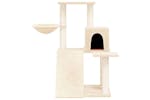 Cat Tree With Sisal Scratching Posts Cream 82 Cm Cat Tree With Sisal Scratching Posts Cream 82 Cm