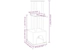 Cat Tree With Sisal Scratching Posts Light Grey 1335 Cm Cat Tree With Sisal Scratching Posts Light Grey 1335 Cm