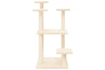 Cat Scratching Posts With Platforms Cream 985 Cm Cat Scratching Posts With Platforms Cream 985 Cm