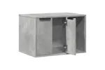 Cat Litter Box Enclosure Concrete Grey 60x40x40 Cm Engineered Wood Cat Litter Box Enclosure Concrete Grey 60x40x40 Cm Engineered Wood