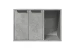 Cat Litter Box Enclosure Concrete Grey 60x40x40 Cm Engineered Wood Cat Litter Box Enclosure Concrete Grey 60x40x40 Cm Engineered Wood