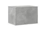 Cat Litter Box Enclosure Concrete Grey 60x40x40 Cm Engineered Wood Cat Litter Box Enclosure Concrete Grey 60x40x40 Cm Engineered Wood