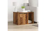 Cat Litter Box Enclosure Old Wood 60x40x40 Cm Engineered Wood Cat Litter Box Enclosure Old Wood 60x40x40 Cm Engineered Wood