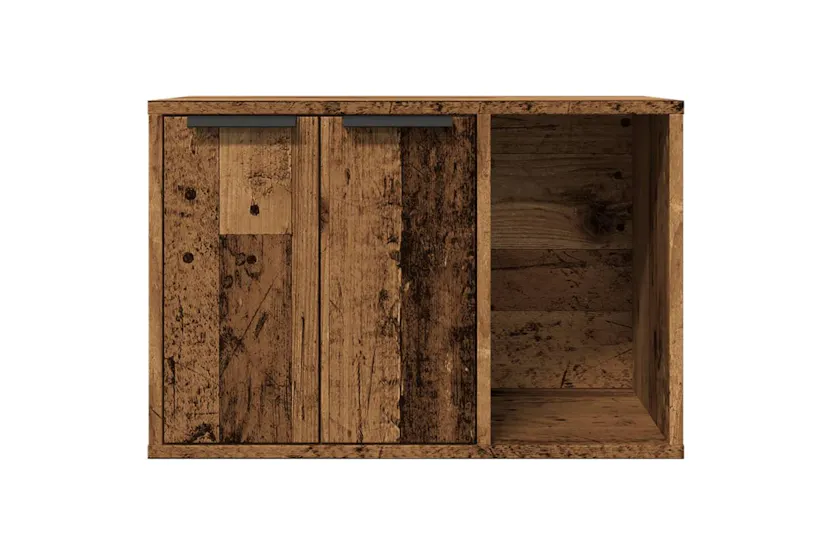 Cat Litter Box Enclosure Old Wood 60x40x40 Cm Engineered Wood Cat Litter Box Enclosure Old Wood 60x40x40 Cm Engineered Wood