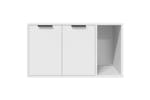 Cat Litter Box Enclosure White 80x50x45 Cm Engineered Wood Cat Litter Box Enclosure White 80x50x45 Cm Engineered Wood