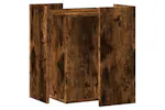 Cat Litter Box Enclosure Smoked Oak 42x42x51 Cm Engineered Wood Cat Litter Box Enclosure Smoked Oak 42x42x51 Cm Engineered Wood