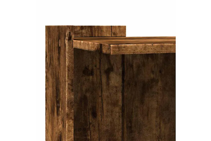 Cat Litter Box Enclosure Smoked Oak 42x42x51 Cm Engineered Wood Cat Litter Box Enclosure Smoked Oak 42x42x51 Cm Engineered Wood