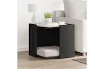 Cat Litter Box Enclosure Black 53x53x51 Cm Engineered Wood Cat Litter Box Enclosure Black 53x53x51 Cm Engineered Wood