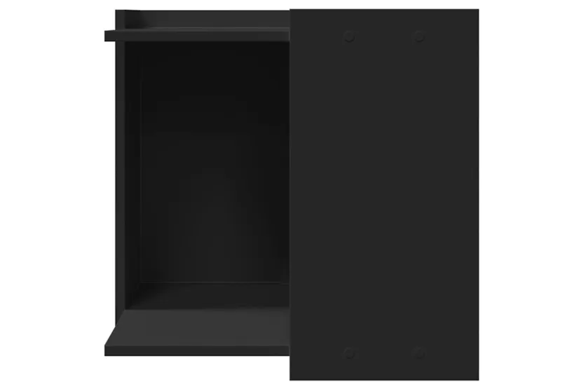Cat Litter Box Enclosure Black 53x53x51 Cm Engineered Wood Cat Litter Box Enclosure Black 53x53x51 Cm Engineered Wood
