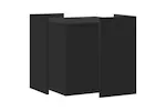 Cat Litter Box Enclosure Black 53x53x51 Cm Engineered Wood Cat Litter Box Enclosure Black 53x53x51 Cm Engineered Wood