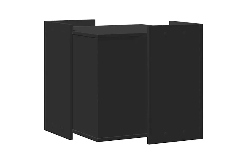 Cat Litter Box Enclosure Black 53x53x51 Cm Engineered Wood Cat Litter Box Enclosure Black 53x53x51 Cm Engineered Wood