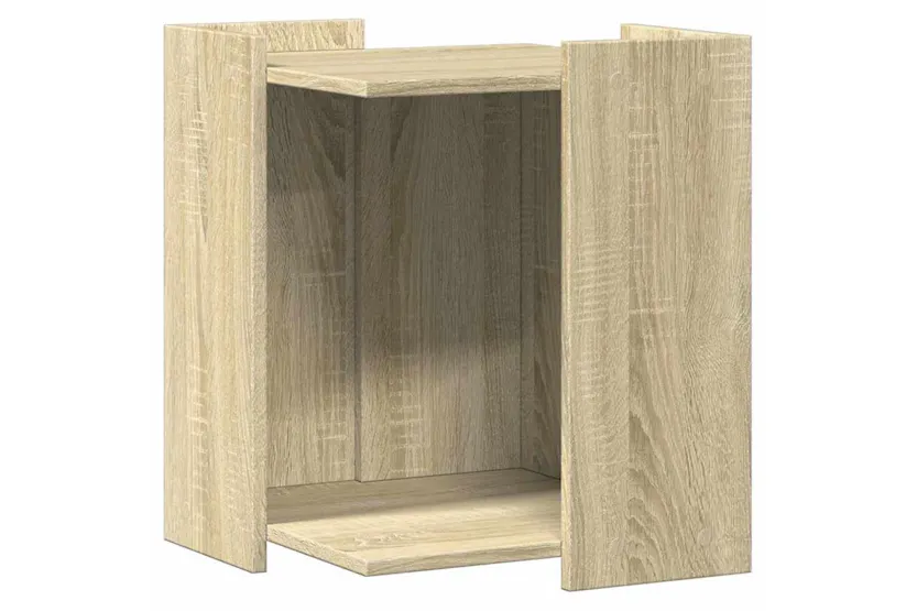 Cat Litter Box Enclosure Sonoma Oak 42x42x51 Cm Engineered Wood Cat Litter Box Enclosure Sonoma Oak 42x42x51 Cm Engineered Wood