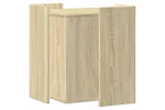 Cat Litter Box Enclosure Sonoma Oak 42x42x51 Cm Engineered Wood Cat Litter Box Enclosure Sonoma Oak 42x42x51 Cm Engineered Wood