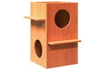 Cat House Wax Brown 43x43x60 Cm Solid Wood Pine Cat House Wax Brown 43x43x60 Cm Solid Wood Pine