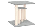 Cat Scratching Posts With Platforms Light Grey 50 Cm Cat Scratching Posts With Platforms Light Grey 50 Cm